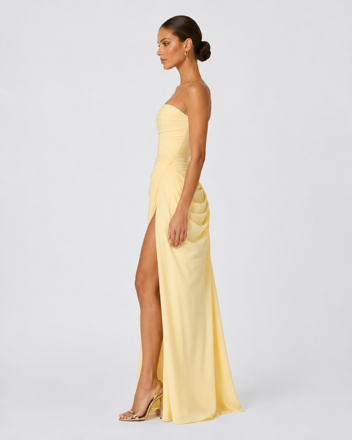 Vestido color marfil