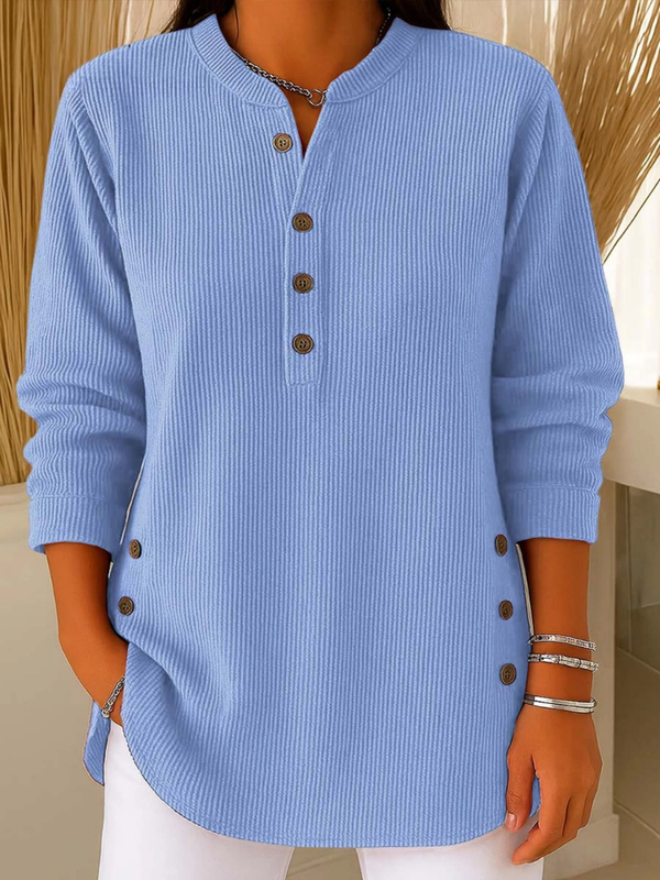 Nives | Túnica Henley con Botones