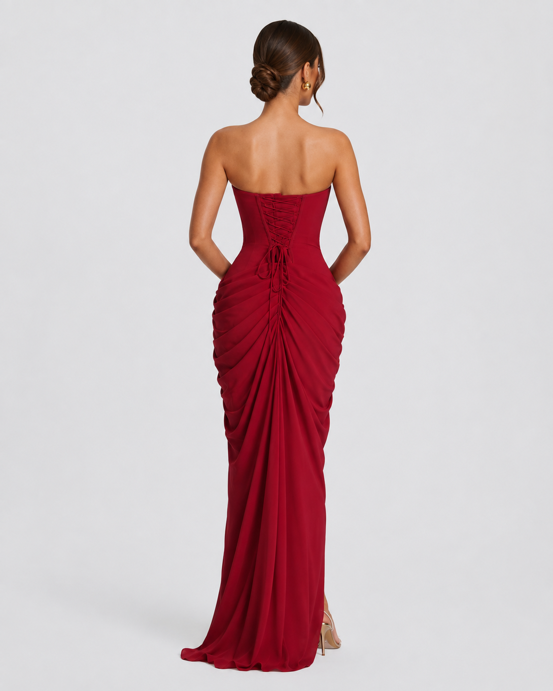 Vestido color marfil
