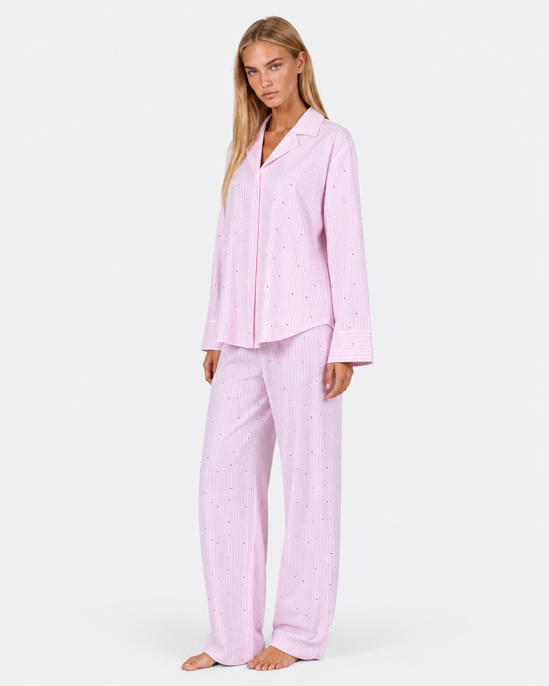 Conjunto de pijama de rayas Sweetheart