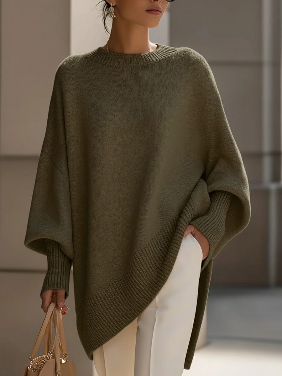 Ludovica | Jersey oversize con escote amplio