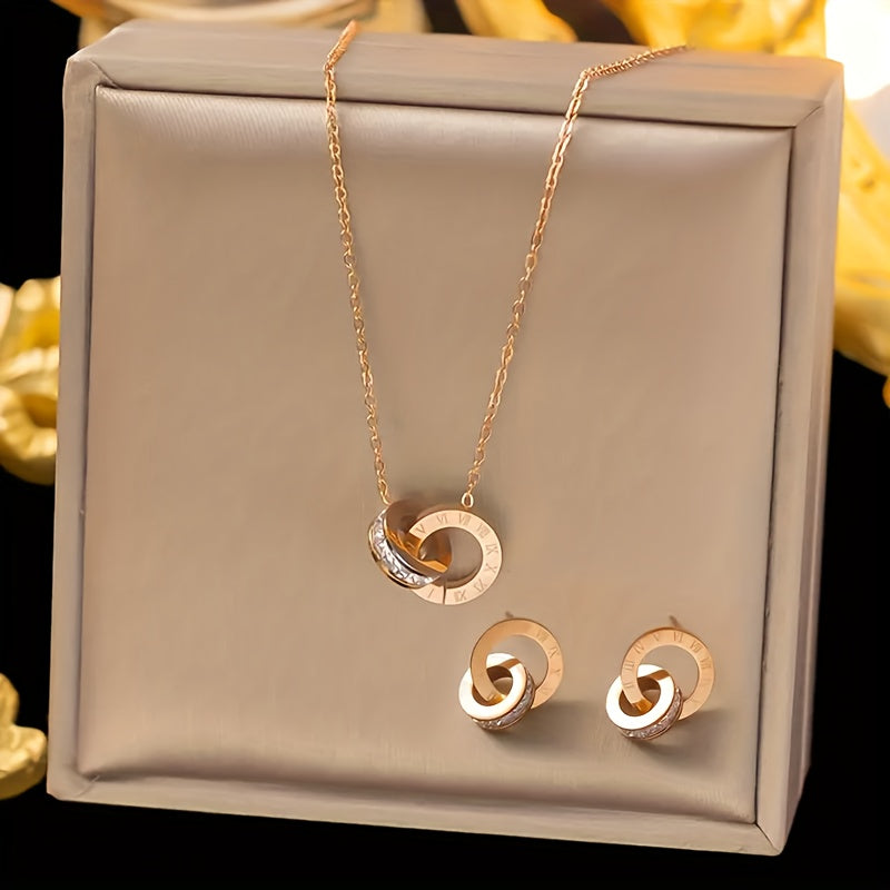 Anillo infinito de oro blanco