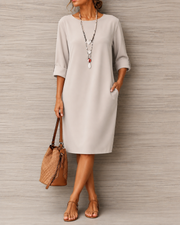 Sabine | vestido vientre plano