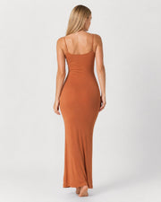 Vestido maxi de segunda piel