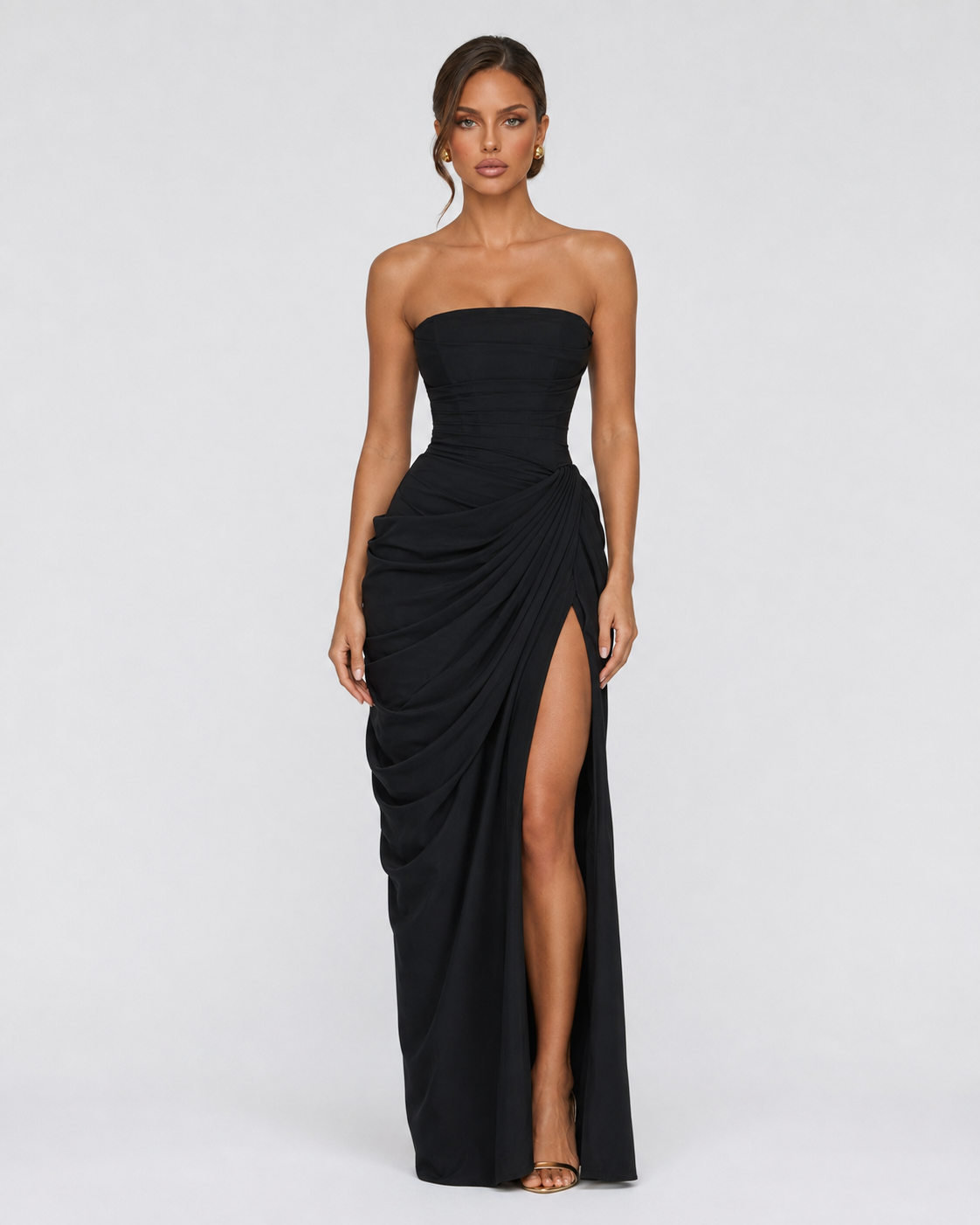 Vestido color marfil