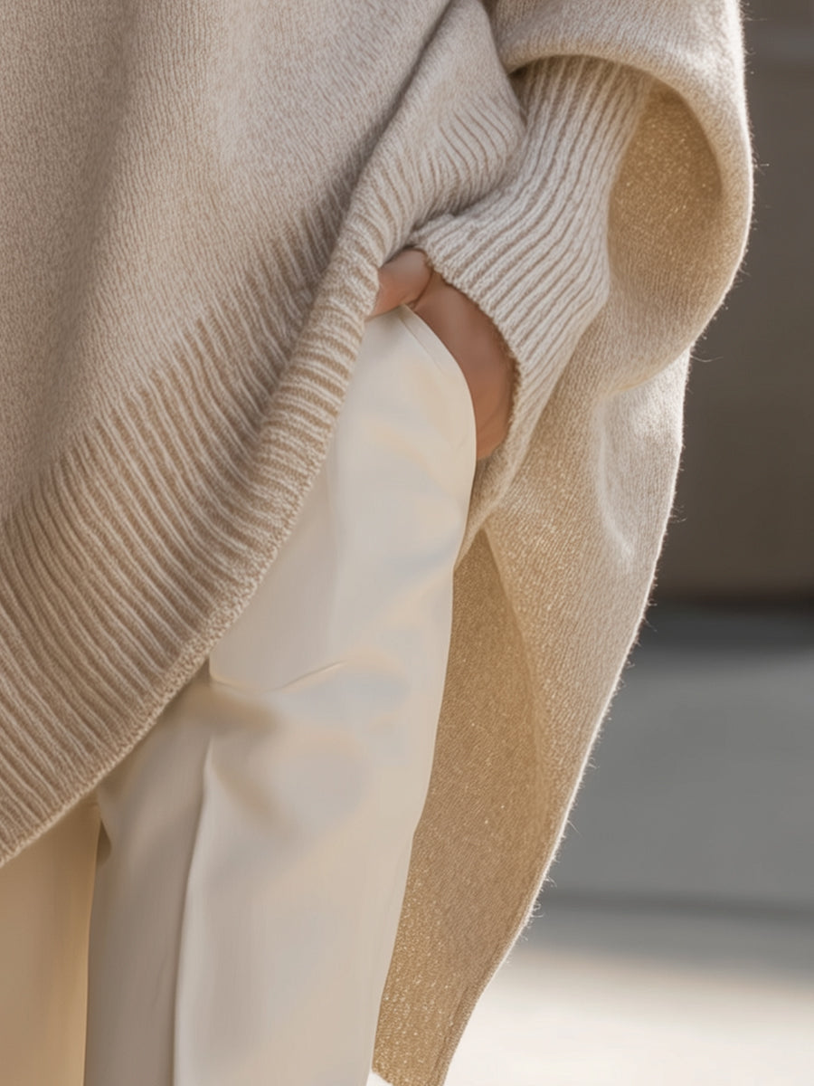 Ludovica | Jersey oversize con escote amplio