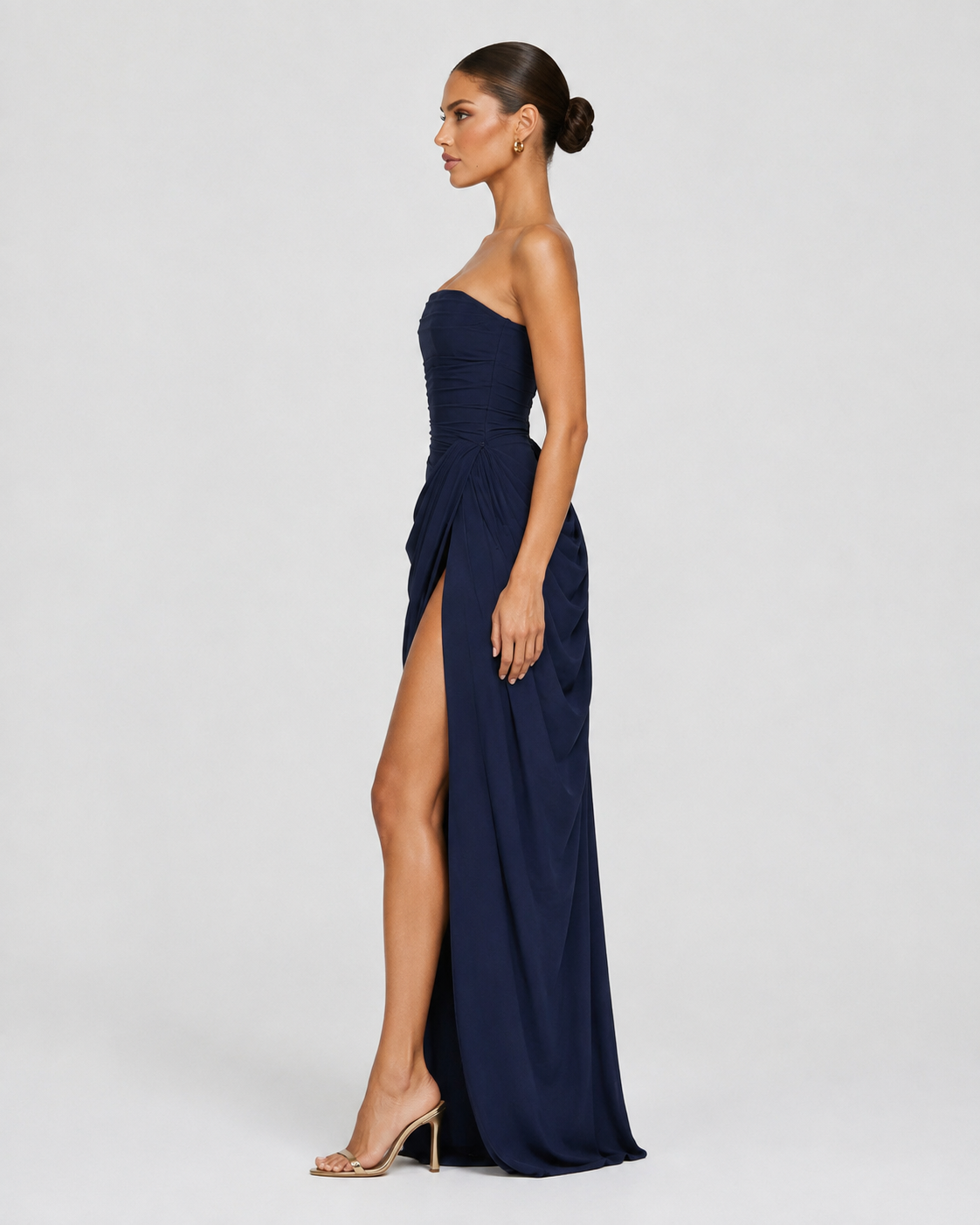 Vestido color marfil