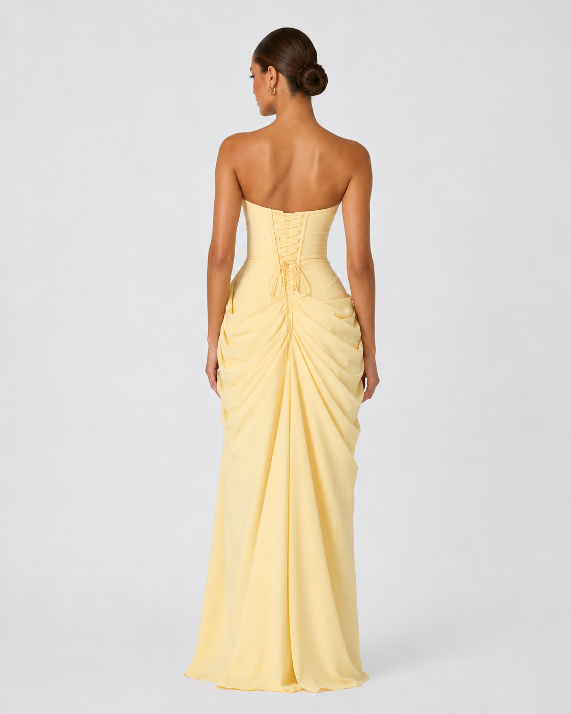 Vestido color marfil