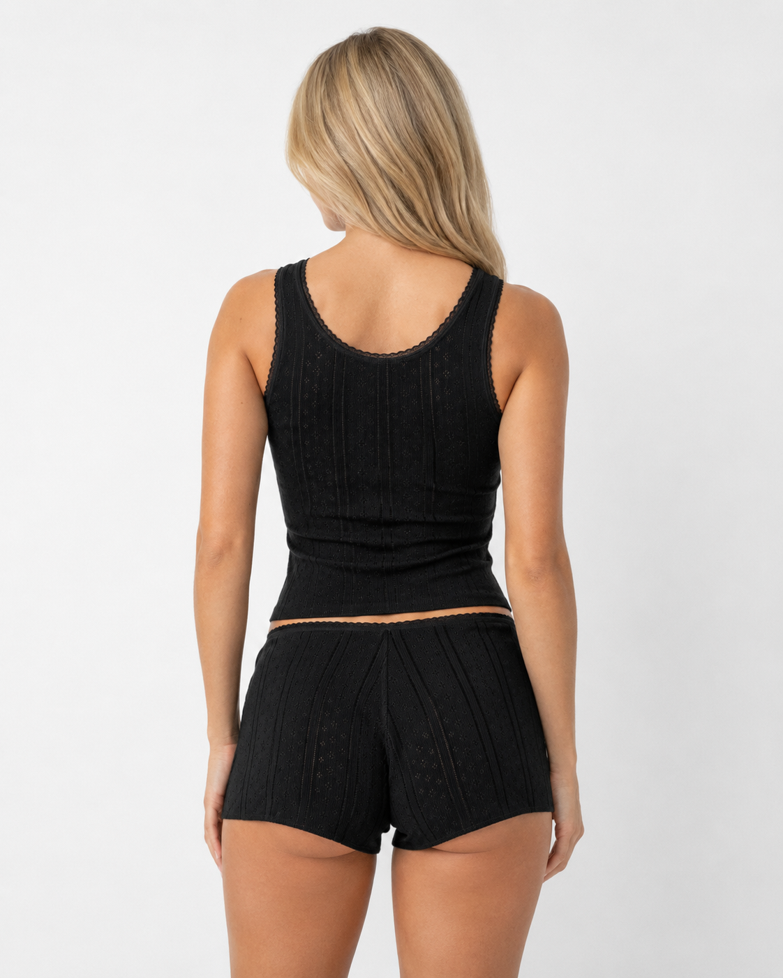 Conjunto Angel de punto calado