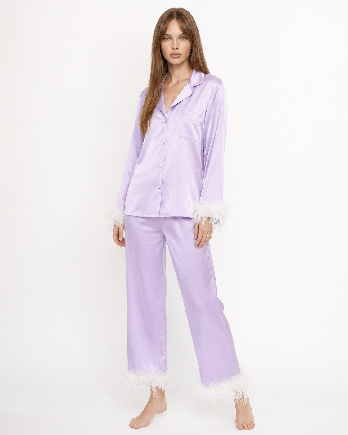 Conjunto de satén Noches de Hollywood
