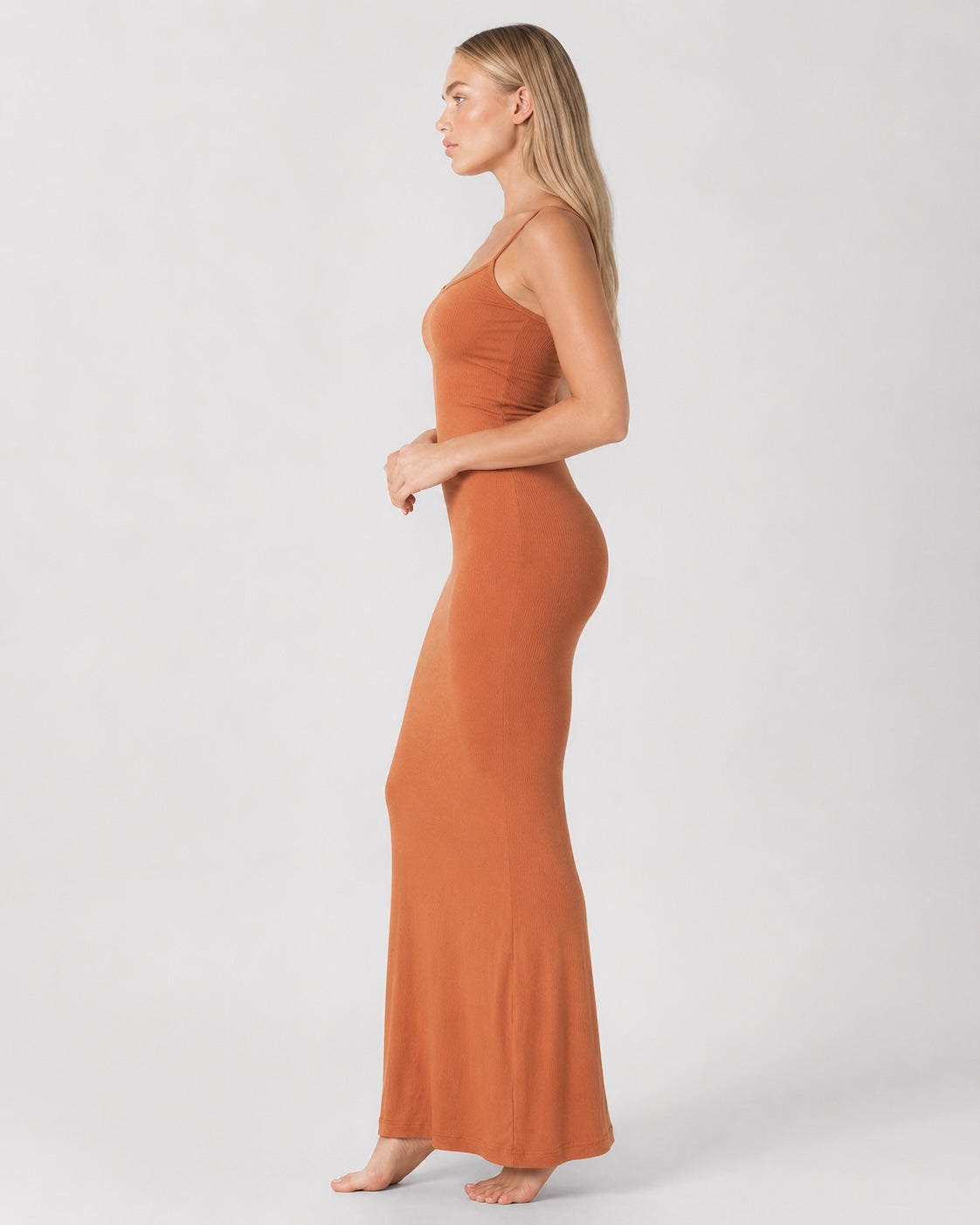 Vestido maxi de segunda piel