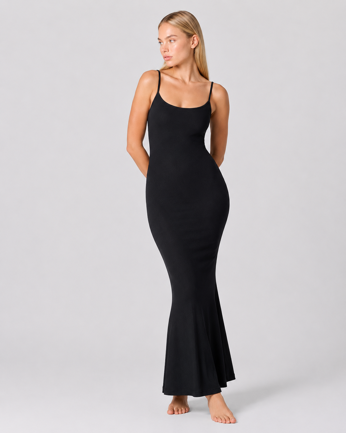 Vestido maxi de segunda piel