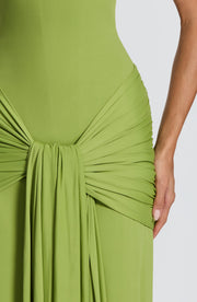 Vestido Largo Gia - Oliva
