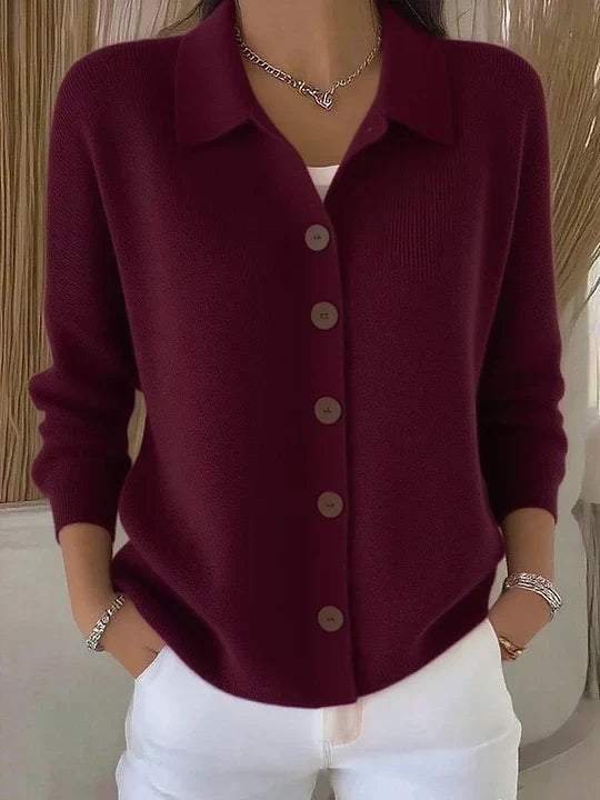 Fosca | Cárdigan con cuello y botones