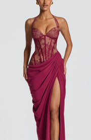 Vestido Largo Bonita - Mora