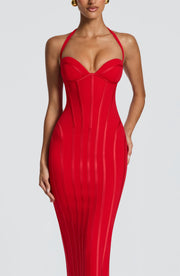 Vestido Largo Nigella - Rojo