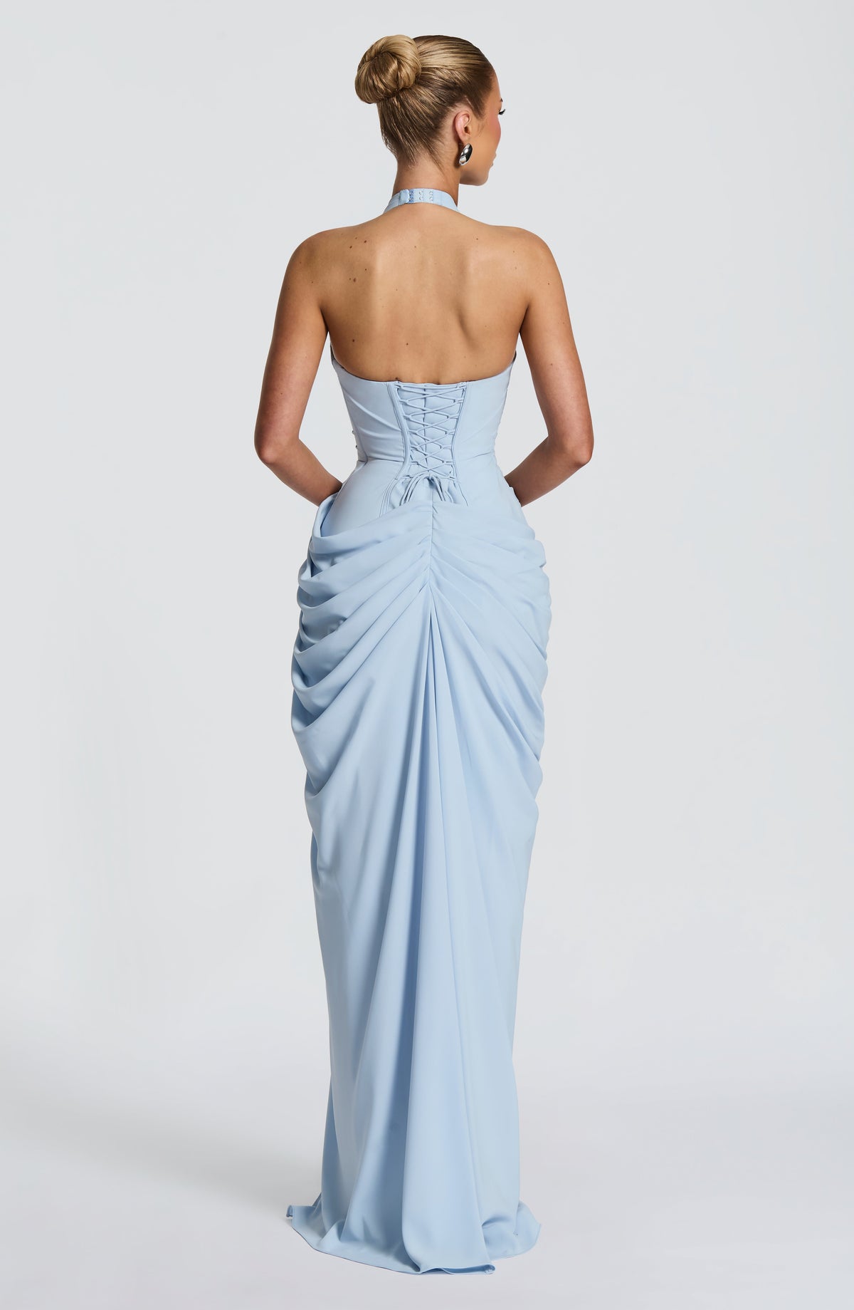 Vestido Largo Minette - Azul Glaciar