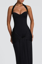 Vestido largo Gia - Negro