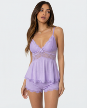 Conjunto de encaje Beso de medianoche