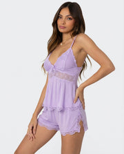 Conjunto de encaje Beso de medianoche