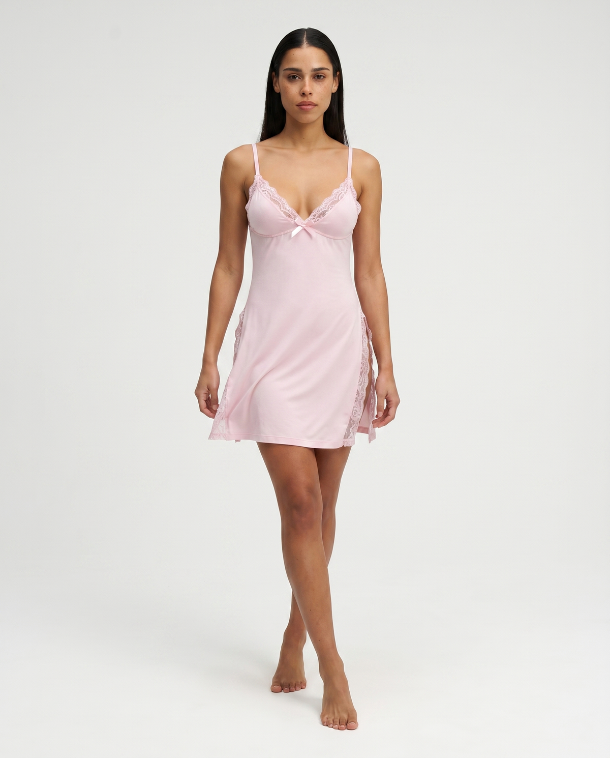 Camisón rosa empolvado Whisper