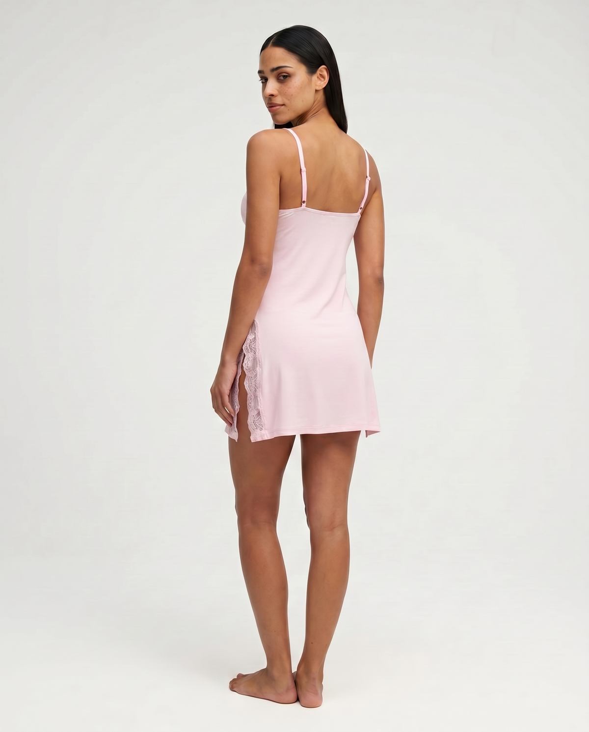 Camisón rosa empolvado Whisper
