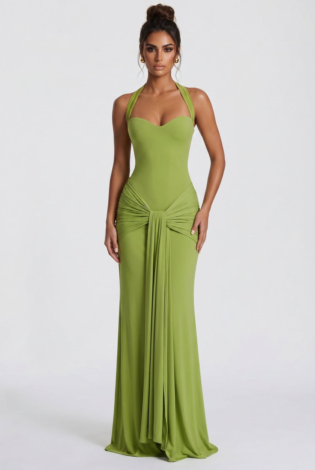 Vestido Largo Gia - Oliva