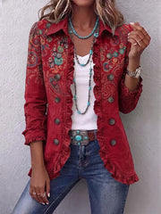 Inmaculada | Chaqueta de cachemira con volantes