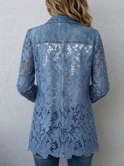 Alicia | Chaqueta con encaje floral