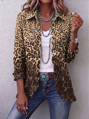 Nazaret | Chaqueta de Leopardo con Volantes