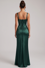 Vestido largo Calanthe - Esmeralda