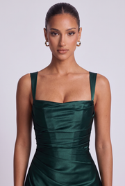 Vestido largo Calanthe - Esmeralda