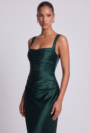 Vestido largo Calanthe - Esmeralda
