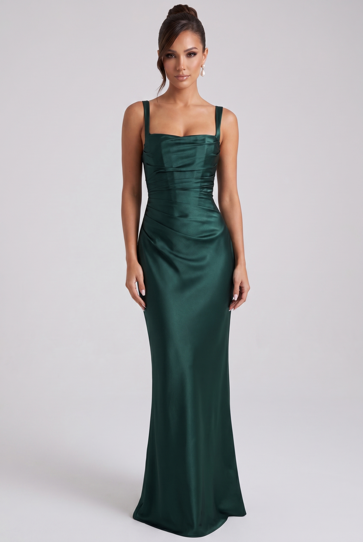 Vestido largo Calanthe - Esmeralda
