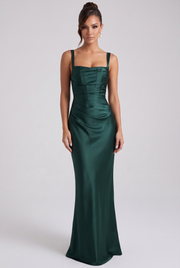 Vestido largo Calanthe - Esmeralda