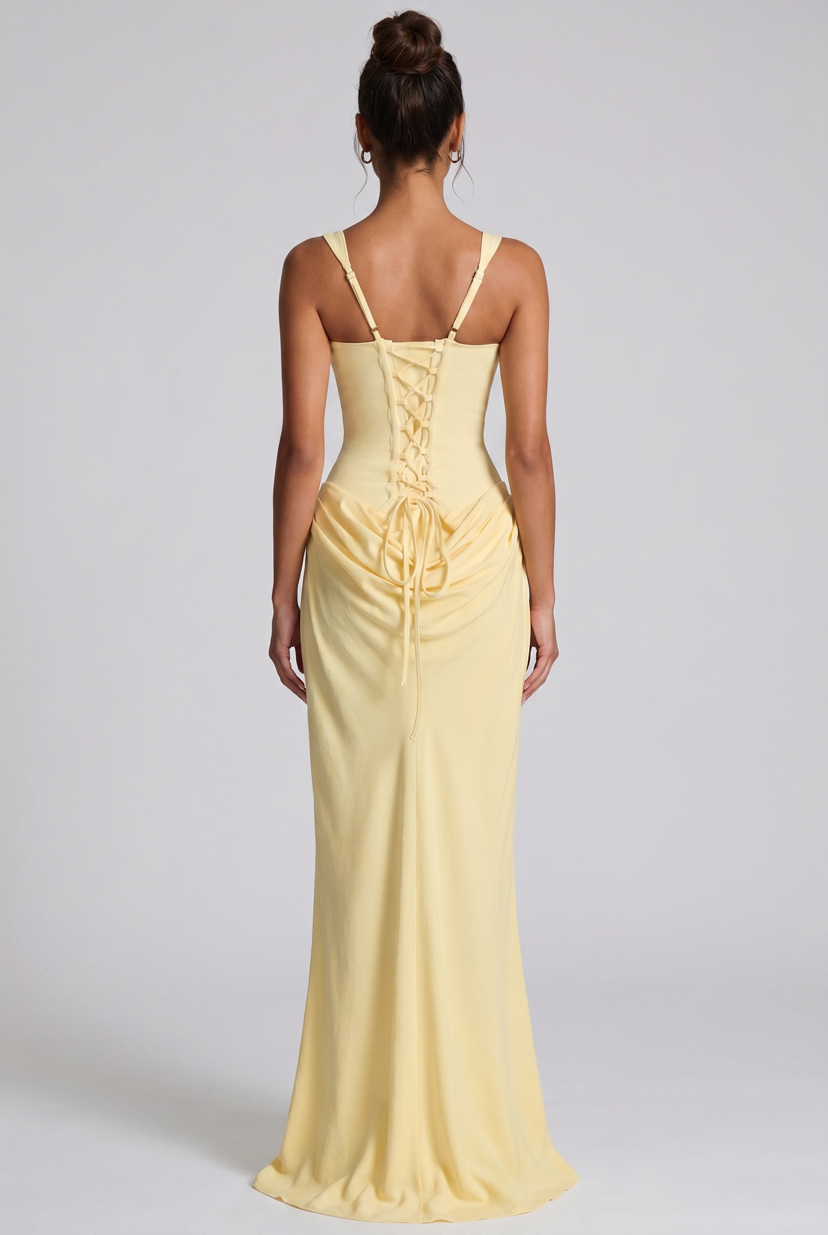 Vestido Largo Cornelia - Amarillo Limón