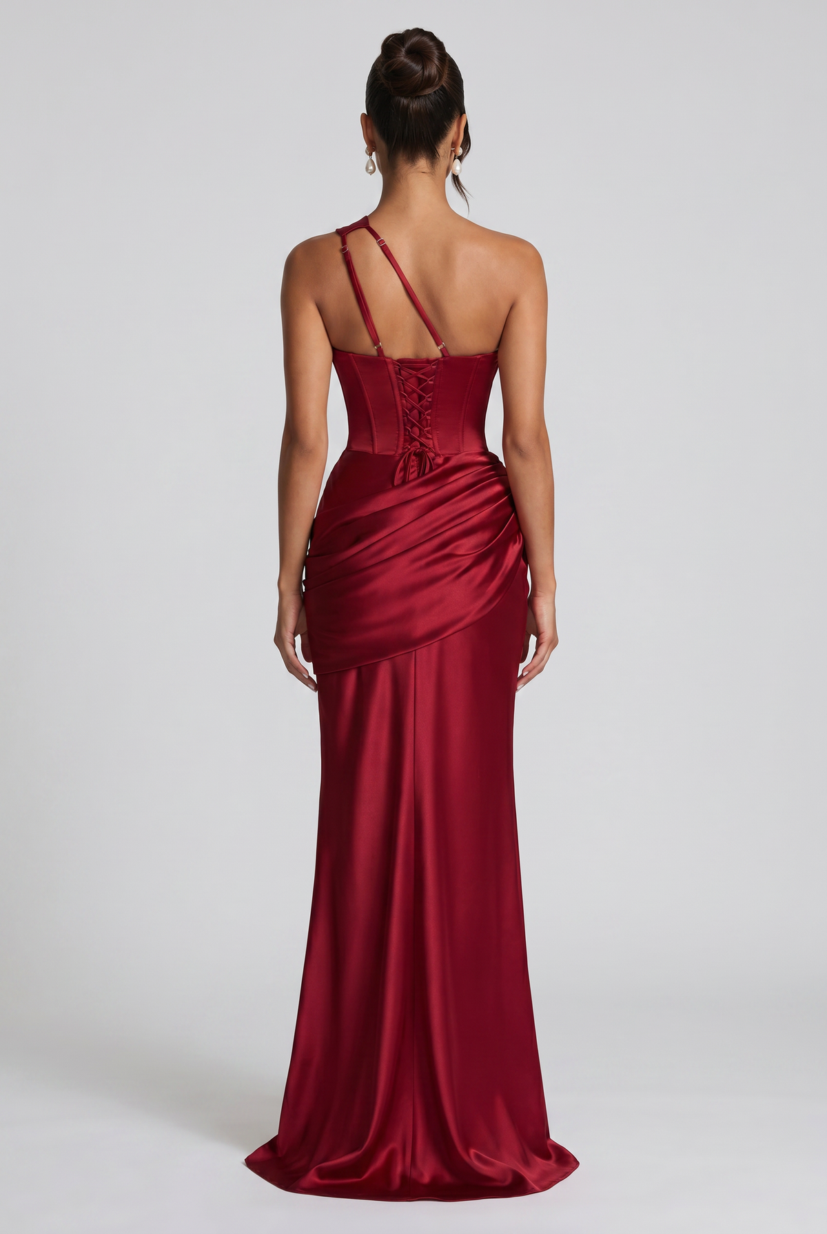 Vestido largo Emina - Rojo intenso