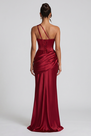 Vestido largo Emina - Rojo intenso