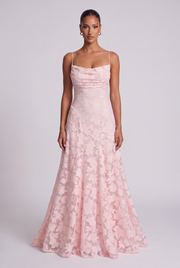 Vestido Largo Francis - Rosa Empolvado