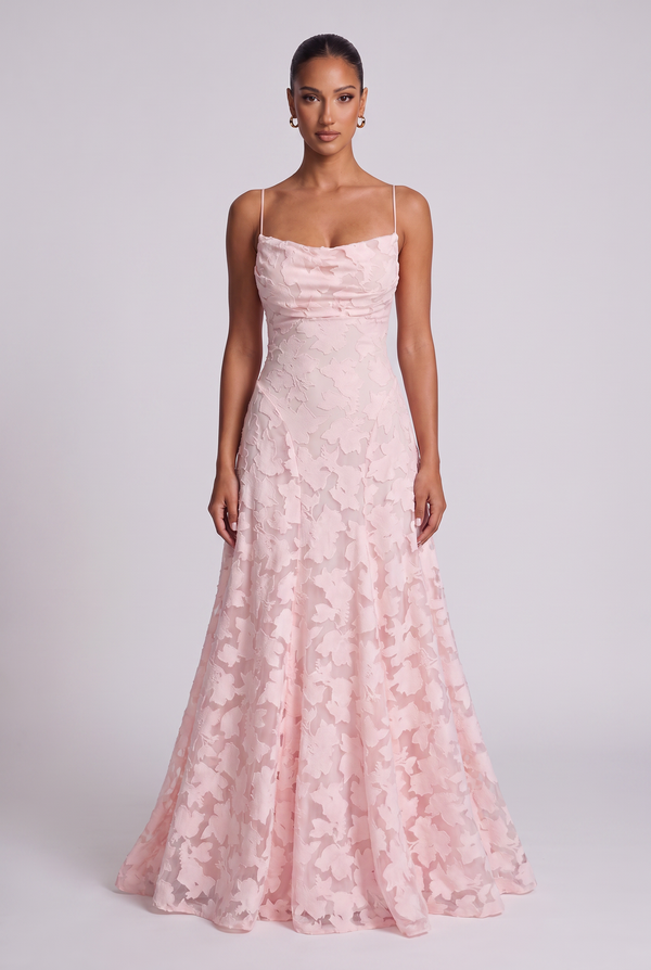 Vestido Largo Francis - Rosa Empolvado