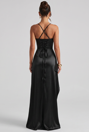Vestido largo Helen - Negro