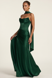 Vestido Largo Kensington - Esmeralda