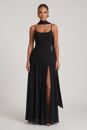 Vestido Largo Maliyah - Negro