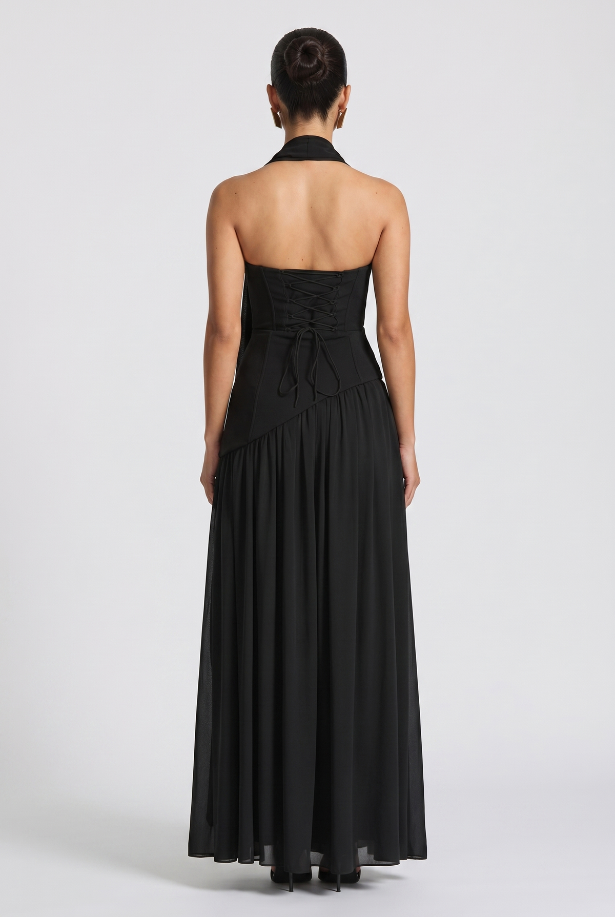 Vestido Largo Maliyah - Negro