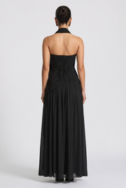 Vestido Largo Maliyah - Negro