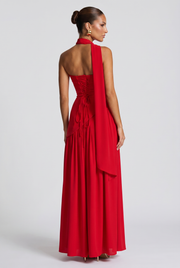 Vestido largo Maliyah - Rojo