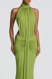 Vestido largo Thekla - Oliva