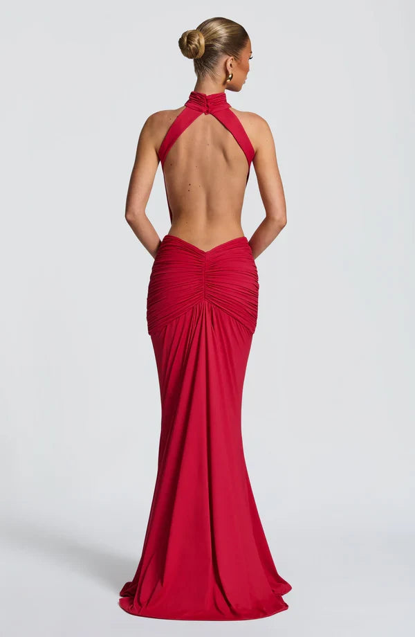 Vestido largo Thekla - Rojo