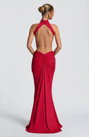 Vestido largo Thekla - Rojo